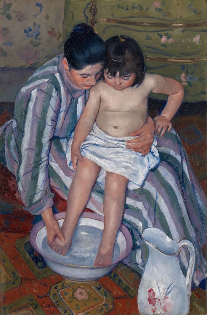 Mary Cassatt, The Child's Bath (1893). Robert A. Waller Fund. Courtesy the Art Institute of Chicago.